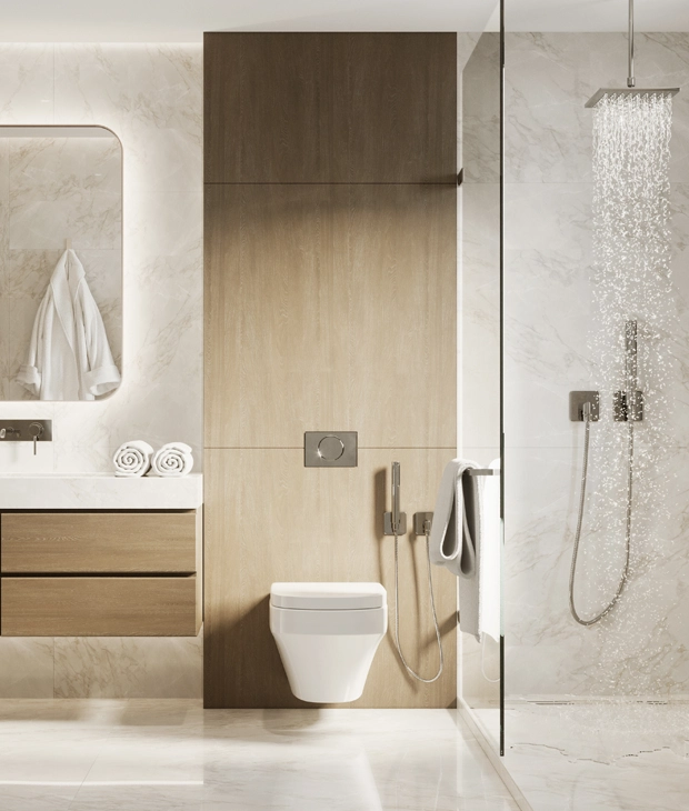 Bathroom functional layouts